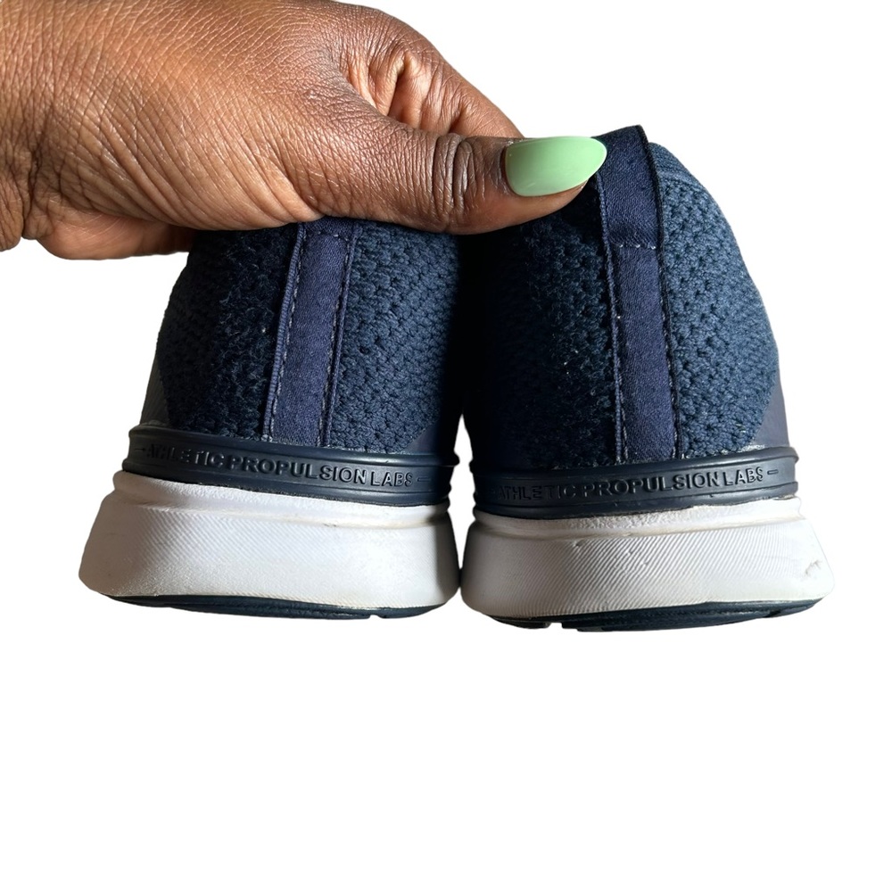 APL Women's Navy Slip-On Knit Sneakers - Picture 5 of 16